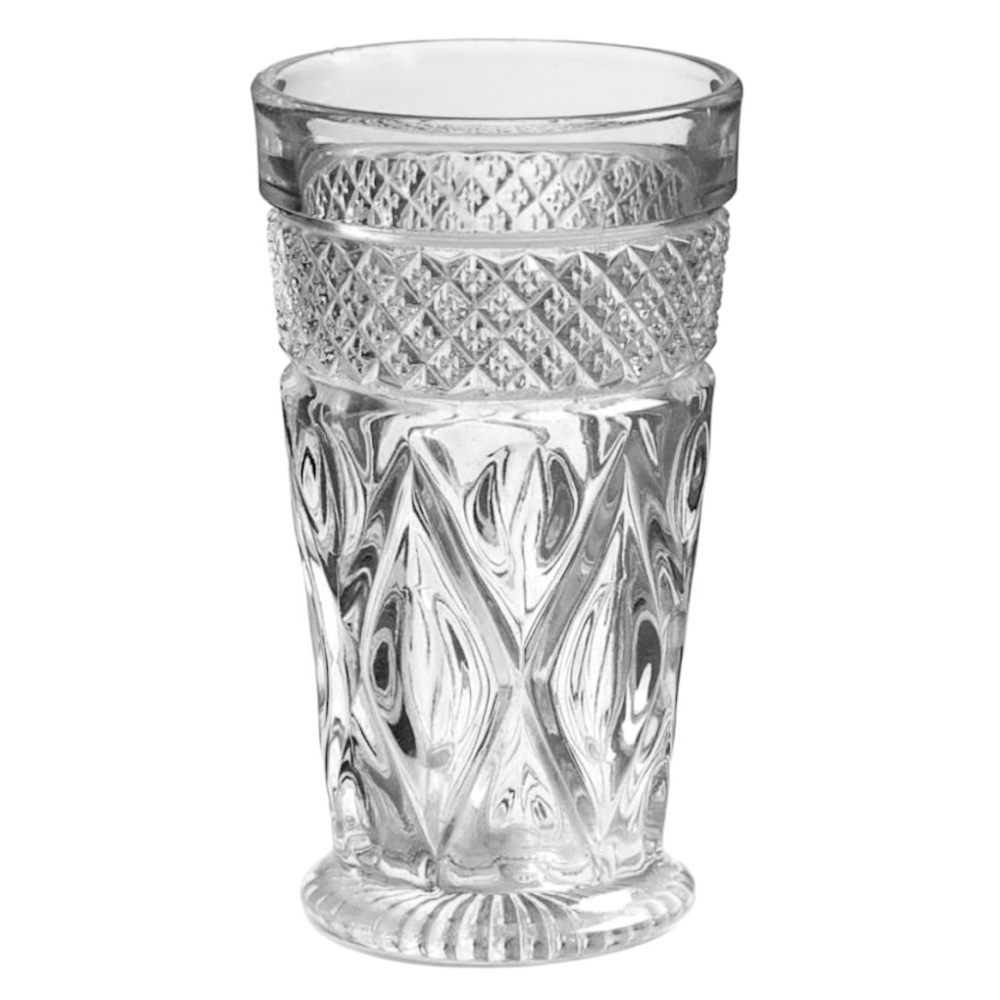 Imperial Glass Cape Cod Clear Juice Vintage SET OF 8